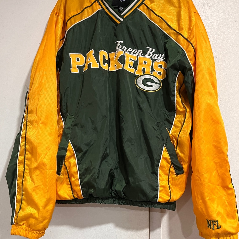 NFL Green Bay Packers Bomber Jacket - Green and Yellow